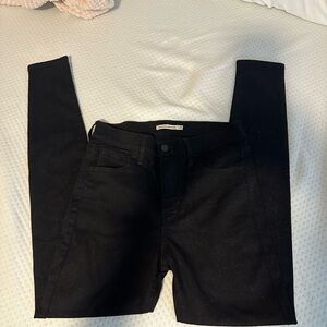 Levi’s Black High Rise Super Skinny Jeans
